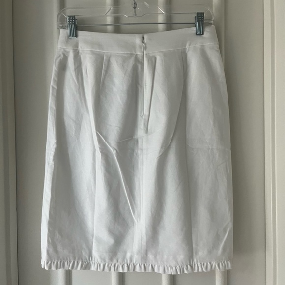J. Crew White Wrap Mini Skirt - Picture 3 of 5